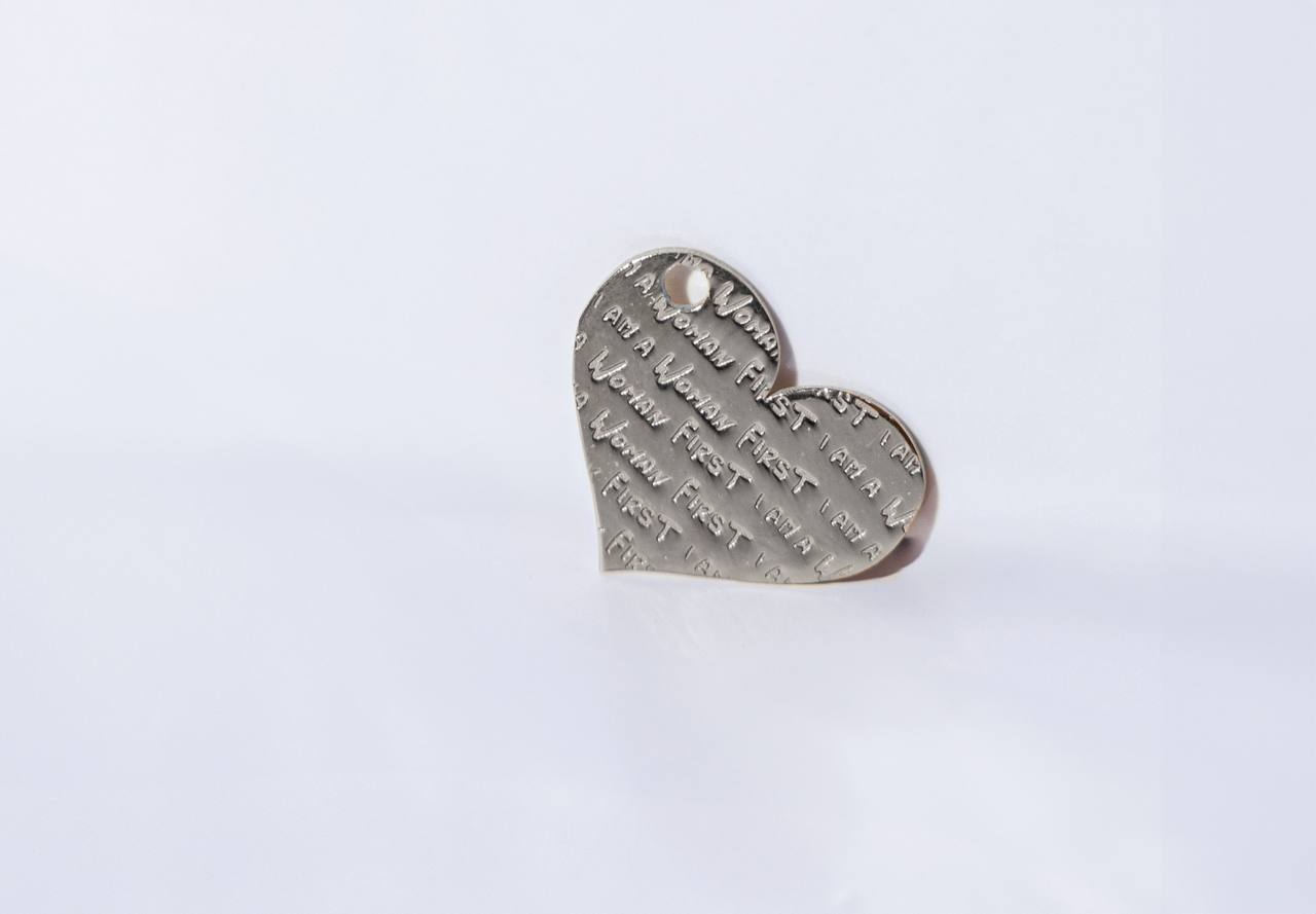Coppia charm cuore per orecchino
