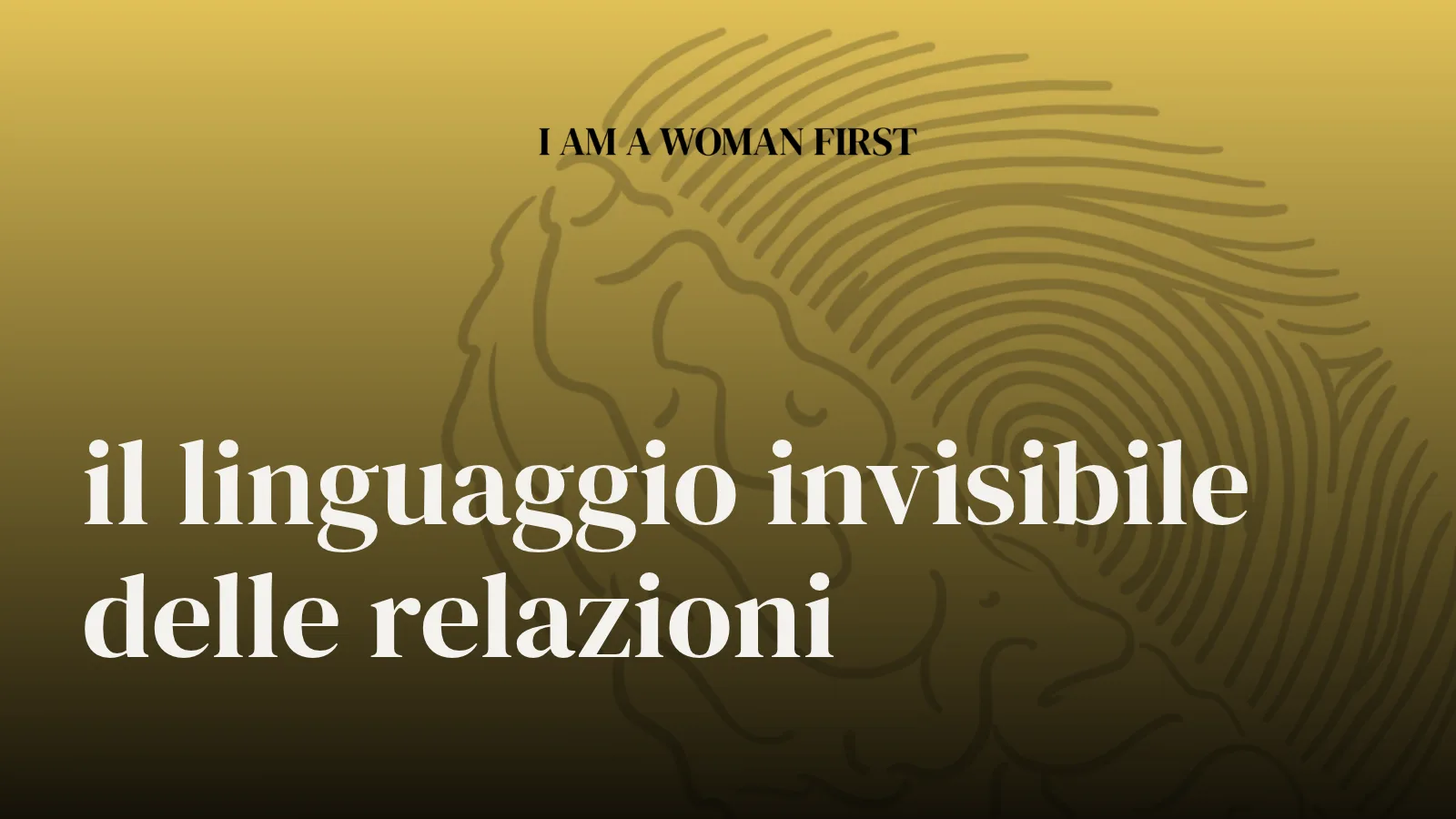 Ciò che accade tra noi